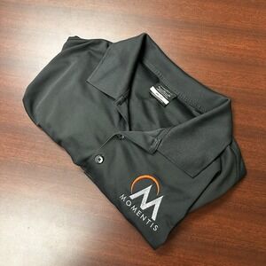 Nike Golf Dri-Fit Polo Shirt Men Size XL Short Sleeve Custom Logo Summer FLAW